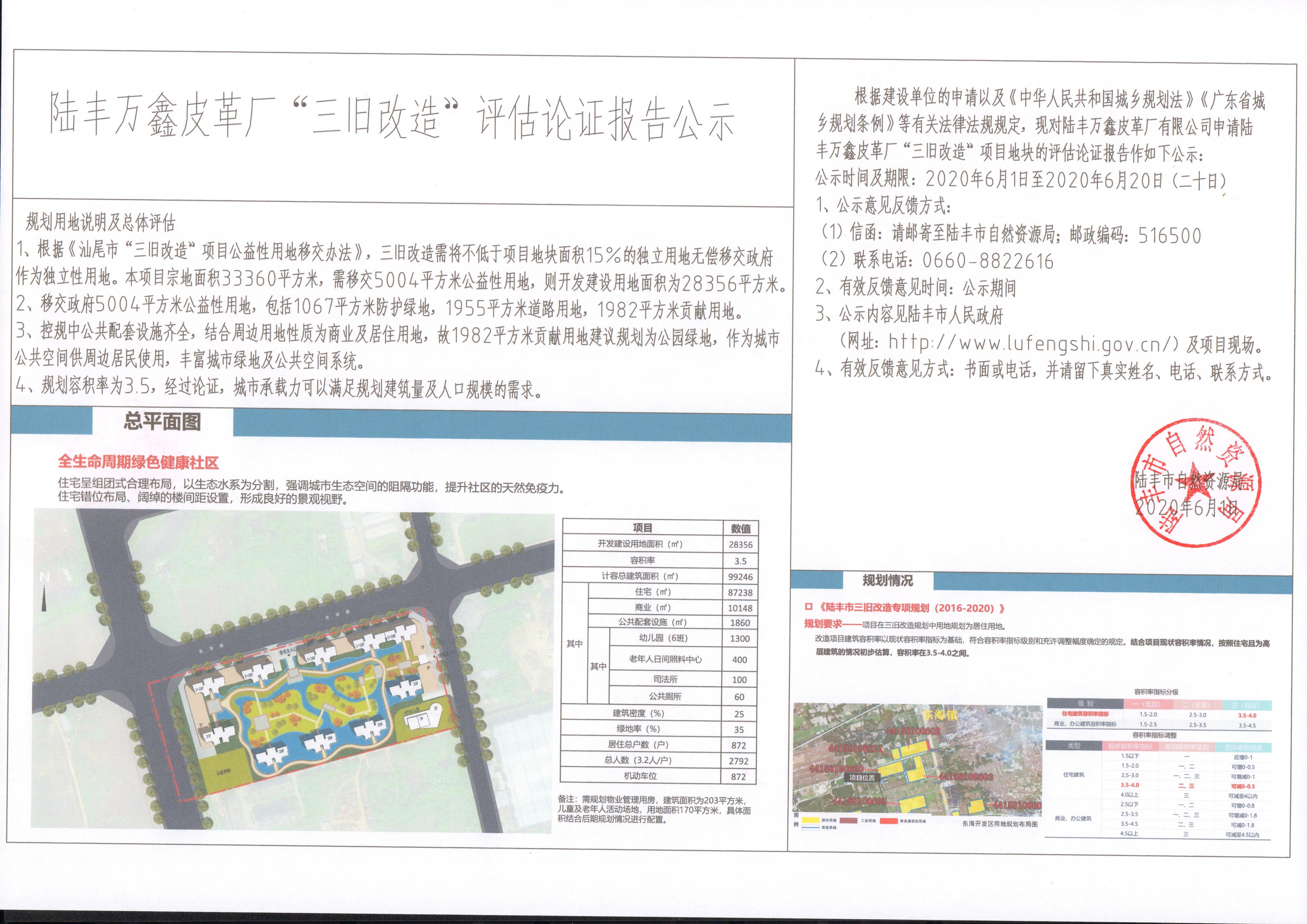陸豐市萬鑫皮革廠三舊改造評估論證報告公示.jpg